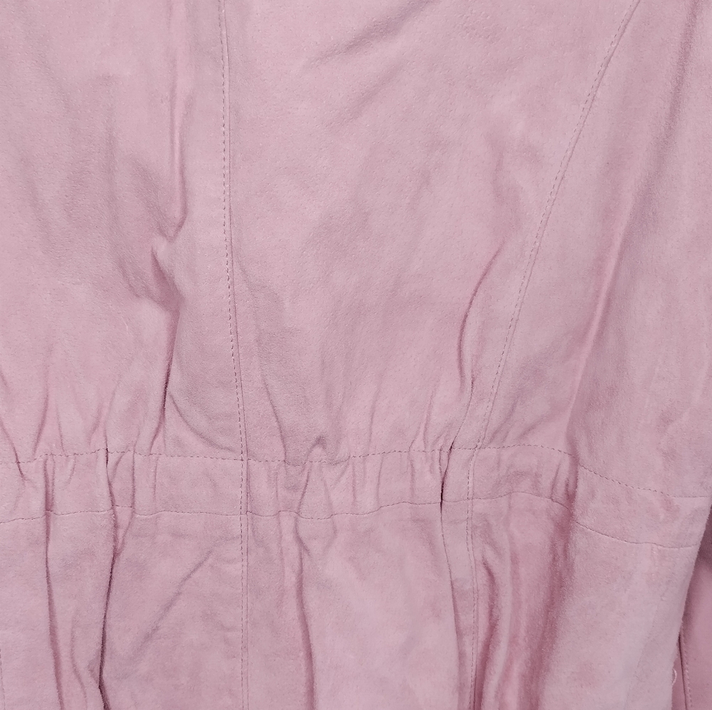 IMAN Women's Pink Motorcycle Jacket S - Picture 6 of 7